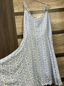 Blue Patterned Sundress