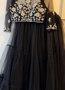 Black Embroidered Lehenga Choli