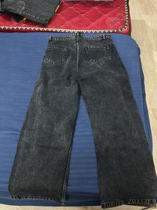 Ripped Wide Leg Jeans