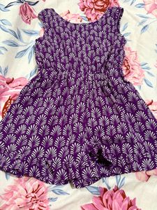 Purple Girls' Romper (2-4 Years)