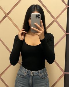 Black Long Sleeve Top