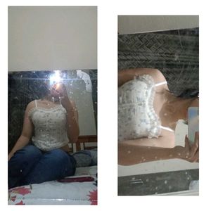 White Corset Top