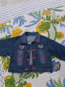 Denim Jacket For Kid Girls