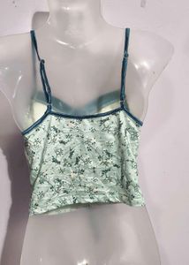 Floral Tie-Front Cami Top