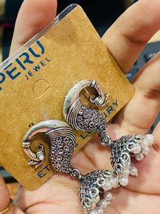 Peru Jewel Jhumka Earrings