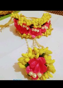 Haldi Jewellery For Bride