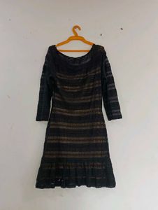 Elegant Black Lace Dress