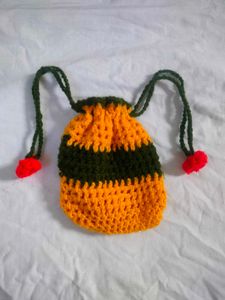 crochet pouch potali 👝