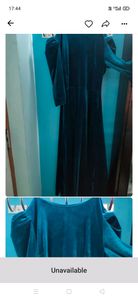 puff sleeve dress+netted top