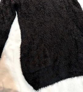 🎁Buy2 Get2 Free Pinterest Bow Fur Black Sweater (