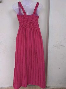 Pink Tiered Maxi Dress