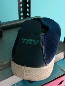 Blue Slip-On Comfort Sport Shoes