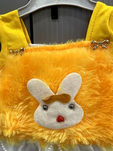 Yellow Baby Partywear Frock