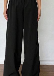 Cute Black Ribbon Pants