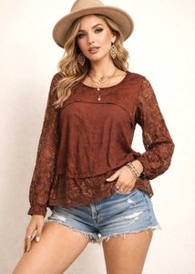 🎁Buy1 Get1 Free Elegant Brown Laced Detailed