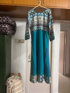 Laser Printed Anarkali Kurta