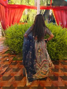 Lehenga With Stitched Designer Blouse And Dupatta