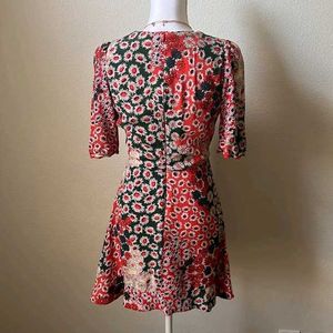 Zara Floral Print Mini Dress