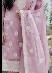 Beautiful lavender emblisshed 3 piece suit perfect
