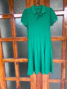Green Polo Shirt Dress
