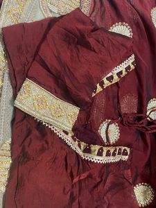Beautiful Saree With Designer Stiched Blouse