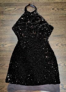New Zara Sparkly Sequin Mini Dress