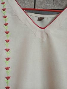 Elegant Embroidered Kurta Pant Set