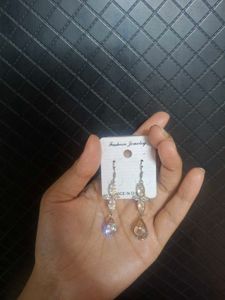 American Diamond Earrings Set