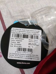 Bra with Transparent Straps Front And Back