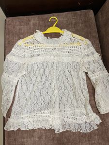 Very Pretty Off White Top