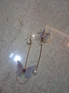 Butterfly Drop Earrings