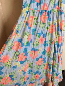 Flower Mini Dress