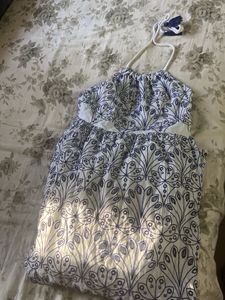 Westside Elegant Patterned Maxi Dress
