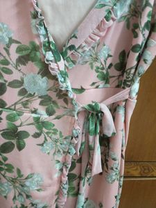 Floral Wrap Dress