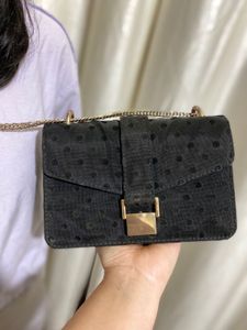 Zara Black Polka Dots Sling Bag