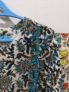 Boho Print Ruffle Top(Amazon)