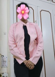 Latin Quarters Pretty Pink Suede  Jacket