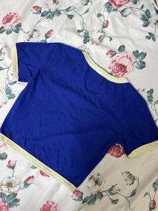 Midnight Snack Blue Crop Tee