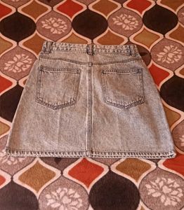 Denim Mini Skirt
