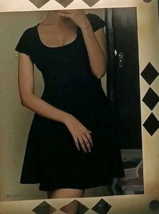 Black Elegant Mini Dress