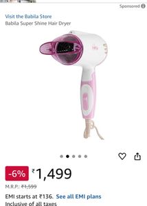 Straightner And Dryer Combo