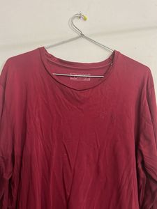 Maroon Long Sleeve T-Shirt
