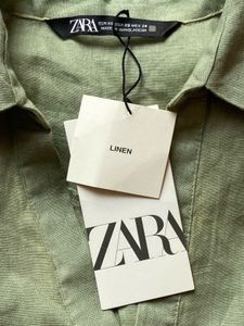Zara Linen Blend Dress