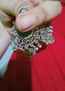 Oxidized Earring
