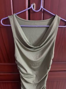 Olive Green Bodycon Dress