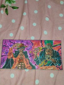 Hand-Drawn One Piece Art Piec