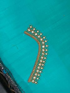 Elegant Embroidered Blouse Piece