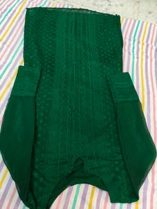 Elegant Embroidery Green Kurta