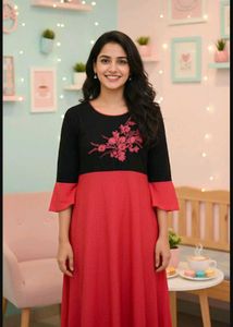 Floral Embroidered Dress
