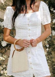 White Eyelet Dress